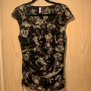 Classiques Entier silk cap sleeved work blouse